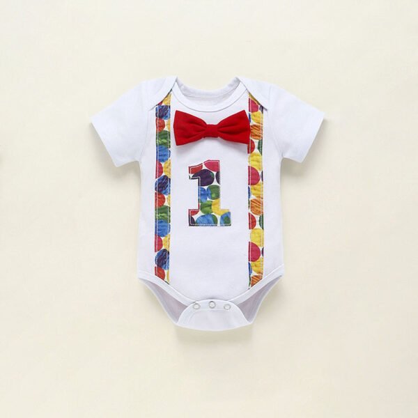 Children's Clothing Summer Clothing Baby Romper Birthday - Image 2