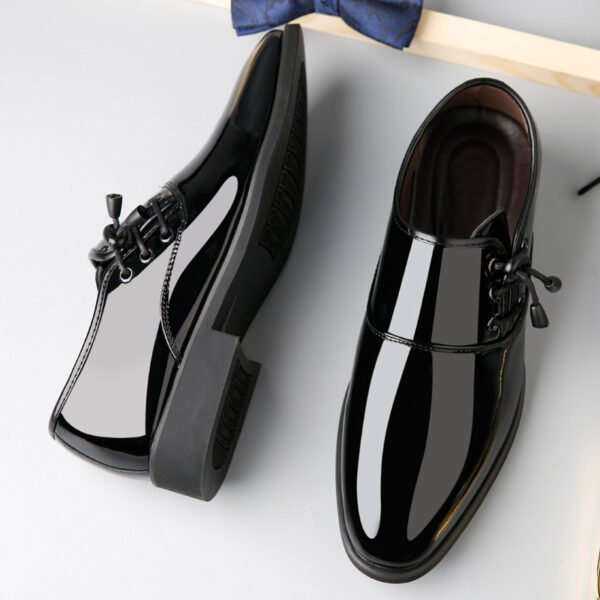 Lace-Up Leather Shoes Men Business Casual Shoes Men - Image 2