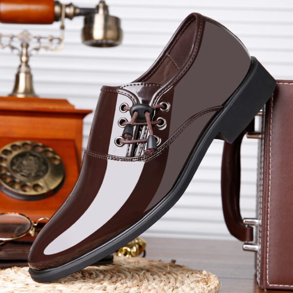 Lace-Up Leather Shoes Men Business Casual Shoes Men - Image 4