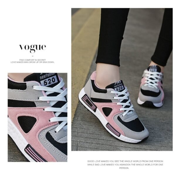 Sports Shoes Women Casual Shoes Forrest Shoes Students Breathable Board Shoes Thick Soles Running Shoes - Image 2