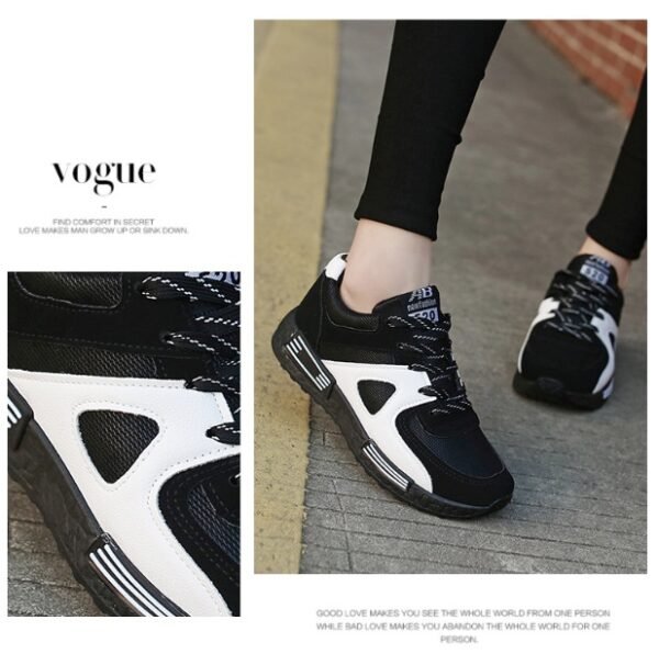 Sports Shoes Women Casual Shoes Forrest Shoes Students Breathable Board Shoes Thick Soles Running Shoes - Image 3