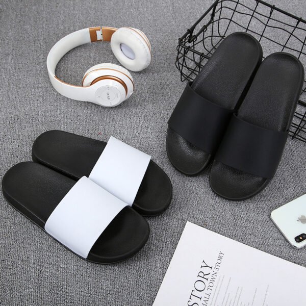 Shoes for Men Slippers Summer Home Slippers Men Black White Fashion Brand Men Shoes Non-slip Slides Men Luxury Designers Slides - Image 3