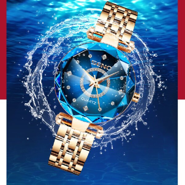 Glass Solid Women's Waterproof Watch - Image 7