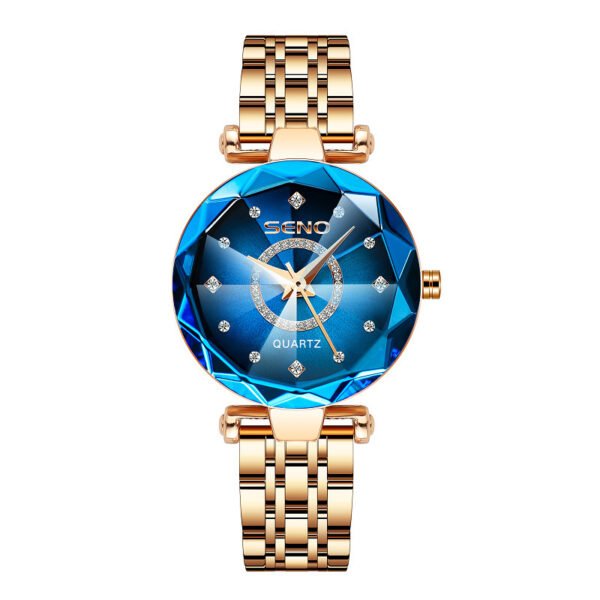 Glass Solid Women's Waterproof Watch - Image 2