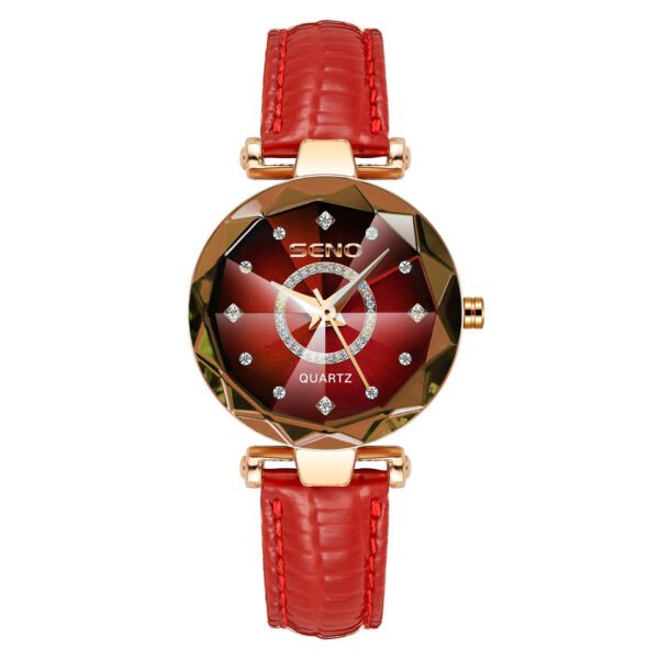 Glass Solid Women's Waterproof Watch - Image 4