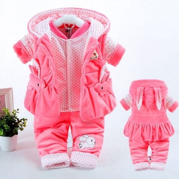 Baby Autumn Clothing Girls Autumn And Winter Clothing Suits - Image 8