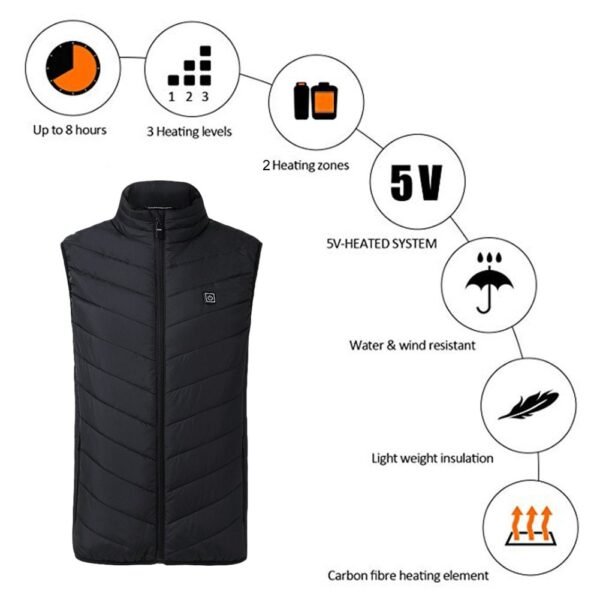 Heated Vest Smart Electric Heating Jacket - Image 6