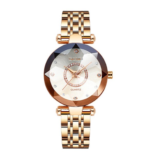 Glass Solid Women's Waterproof Watch - Image 5