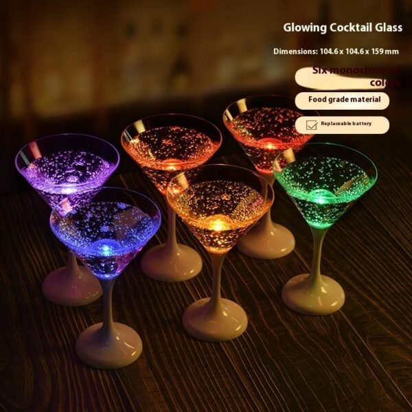 Christmas Led Cup FDA Food Grade Plastic Cocktail Glass Kitchen Gadgets - Image 5