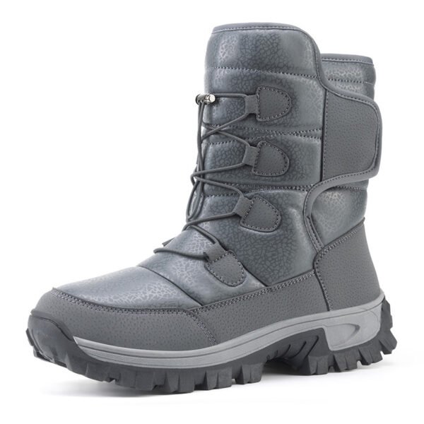 Men And Women Fleece-lined Warm Snow Boots - Image 5