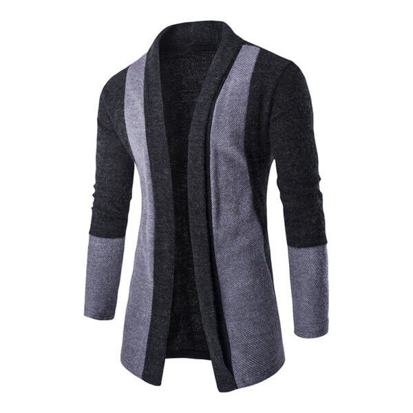 Cardigan Sweater Mens Casual Coat Knitwear Coat Men Clothing - Image 6