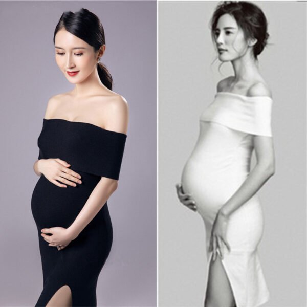 Cute Mommy Pregnant Women Photography Photo Clothing - Image 3