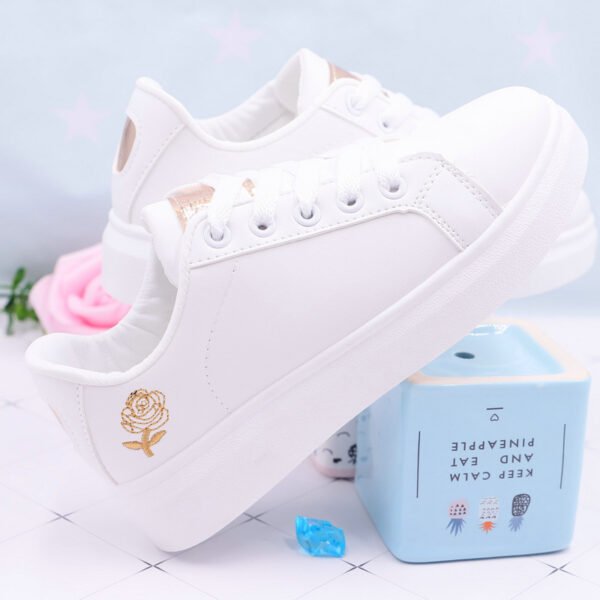 White Women Rose Shoes - Image 4