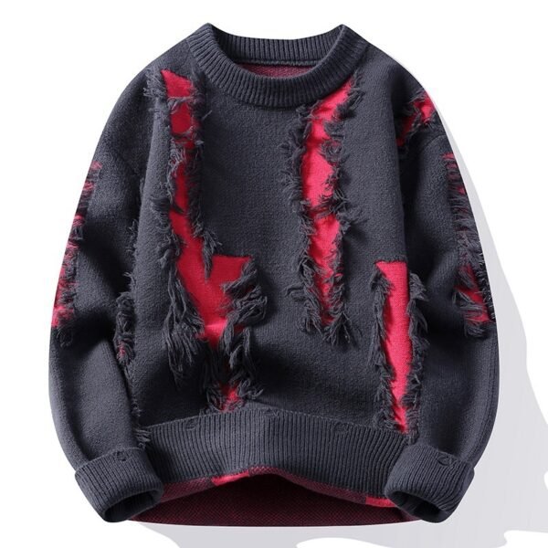 Men's Plus Size Autumn And Winter New Casual Sweater - Image 2