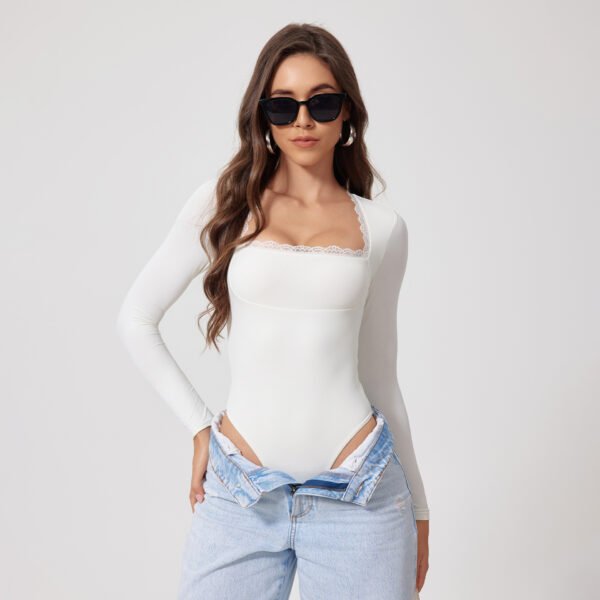 Long Sleeve Yoga Jumpsuit Women's Dance Sports Workout Clothes - Image 5