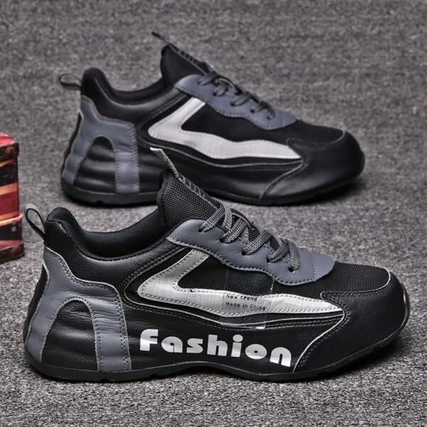 Summer New Sports Shoes Men's Breathable Mesh Shoes Casual Shoes Bag Bottom Men's Shoes Dad Shoes - Image 2