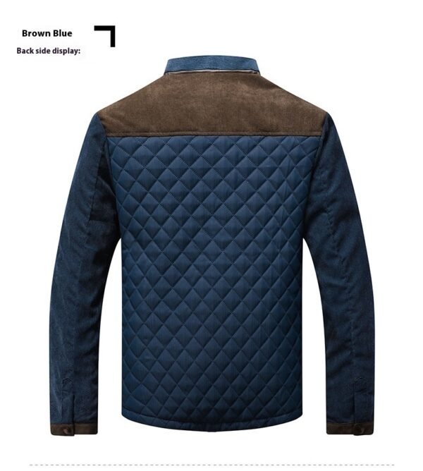 Casual Men's Jacket Non-ironing Treatment Outer Wear Cotton Long Sleeve - Image 2