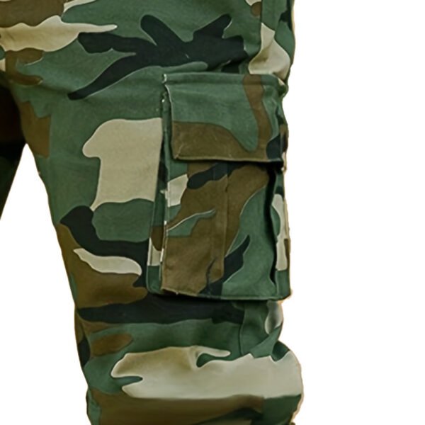 Multi-pocket Camouflage Ankle-tied Men's Overalls Fashion Sports Casual Pants Spring And Autumn - Image 4