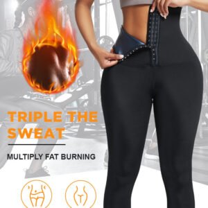 Sauna Long Pants Fitness Exercise Hot Thermo Sweat Leggings Training Slimming Pant